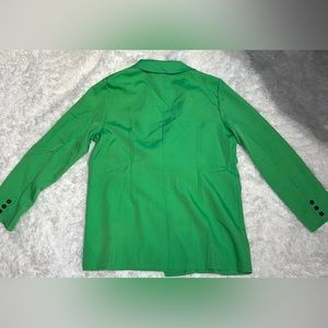 Green Pant Suit w/pants & jacket XL (NWOT)